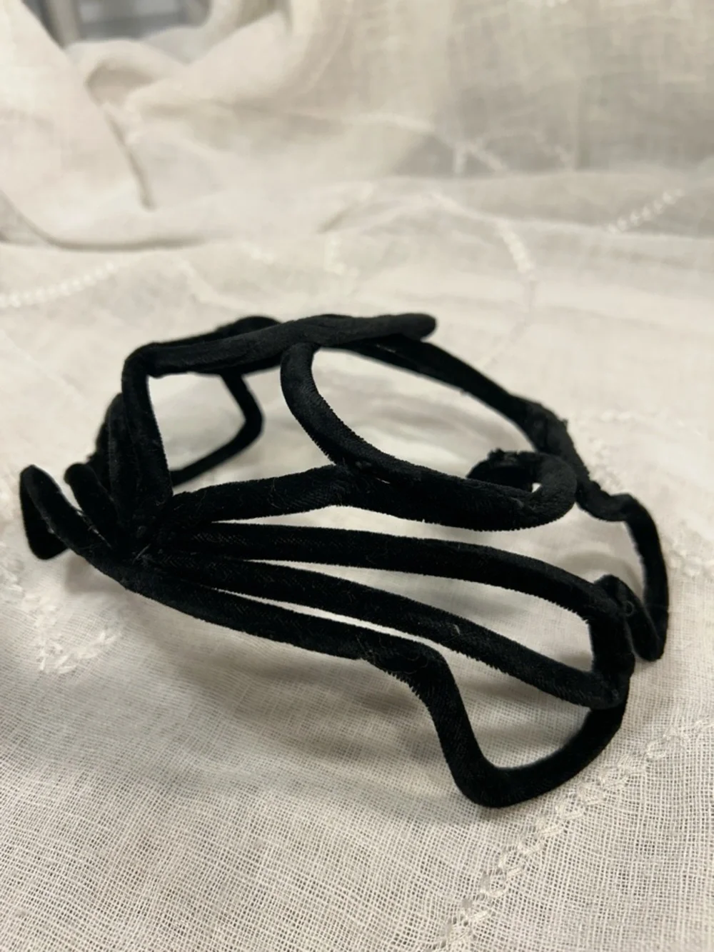 Vintage cage headpiece halo piece - Picture 2 of 6